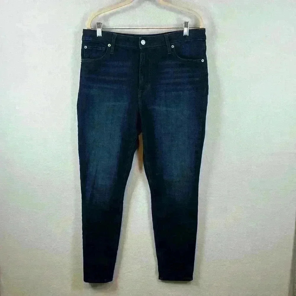 GAP Denim Women’s Jeans Size 16/33R Dark Wash High Rise Skinny/Leggings